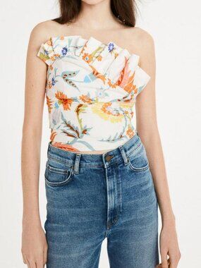 CLAUDIE PIERLOT Women's Print Bustier Size 38